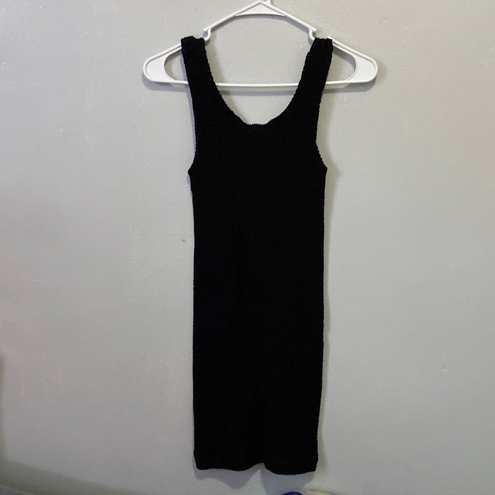 Black stretchy black dress